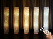Design Floor Lamp, LEONC Standing Lamp, RGB 7 Colours, 10 Levels Brightness, Remote Control