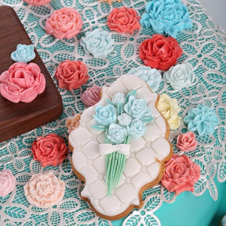 3D Rose Fondant