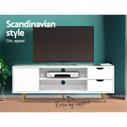 120 cm White TV Console Cabinet