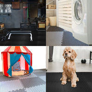 EVA Interlocking Exercise Mats – 6 Pack