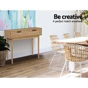 Natural Rattan Console Table