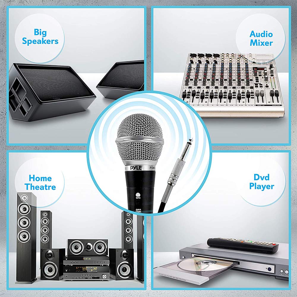 3-Piece Cardioid Dynamic Microphone Kit with Carry Case