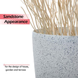 Garden Resin Planter Sandstone Touch Set of 3