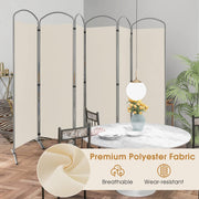 188cm Folding 6-Panel Room Divider – 4 Colours