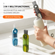 3-in-1 Bottle Lid, Rim & Crevice Cleaning Brush
