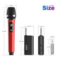 JYX Dual Rechargeable UHF Wireless Microphone Set