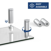FITUEYES Clear Tempered-Glass Monitor Riser – 38.5cm