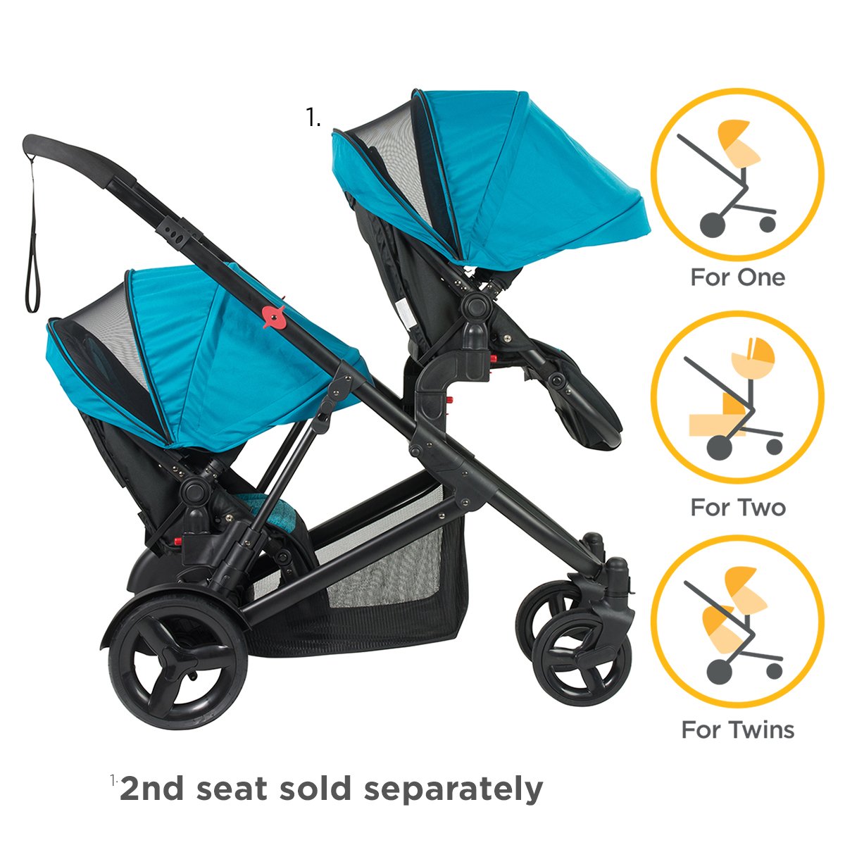 Safety 1st Envy Stroller - Horizon Blue