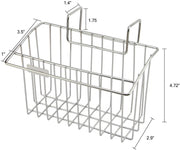 Sponge Holder, Sink Caddy Kitchen Brush Soap Dishwashing Liquid Drainer Rack - Stainless Steel