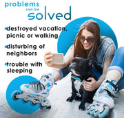 Dogrook Rechargeable Dog Bark Collar - Humane, No Shock Barking Collar w/2 Vibration & Beep Modes