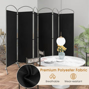 188cm Folding 6-Panel Room Divider – 4 Colours