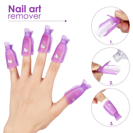 Nail Polish Gel Remover Tools Kit