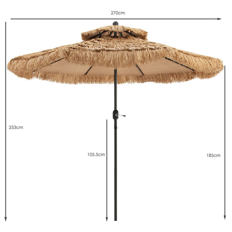 Thatched Tiki Umbrella