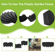 Interlocking Flexible Garden Edging – 20 Pieces