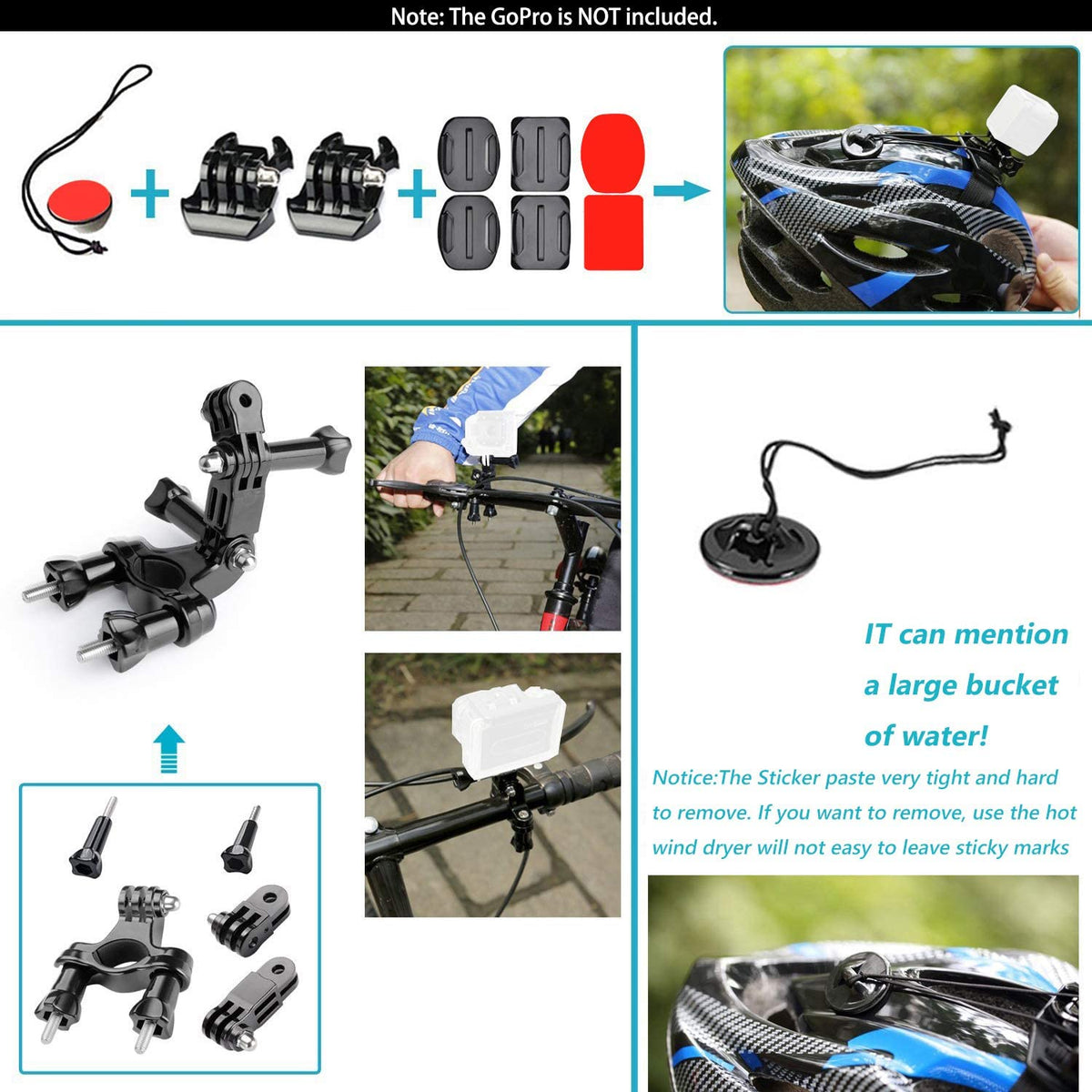 50-in-1 Action-Camera Mounting Accessory Kit