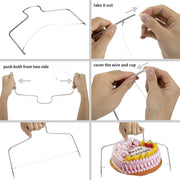 Cake Decorating Supplies,106 PCS Cake Decorating Tools Kit for Beginners,Kids and Cake Lovers, Brithday Cake Cookies Pastry Tools, With Cake Turntable, Cake Leveler & Slicer, Icing Spatula Smoother