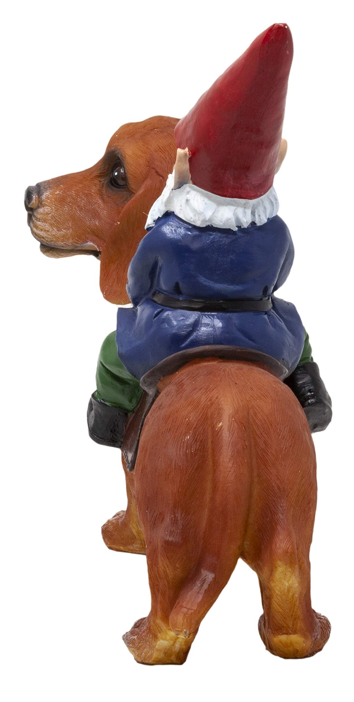 Gnome & Dachshund Garden Statue