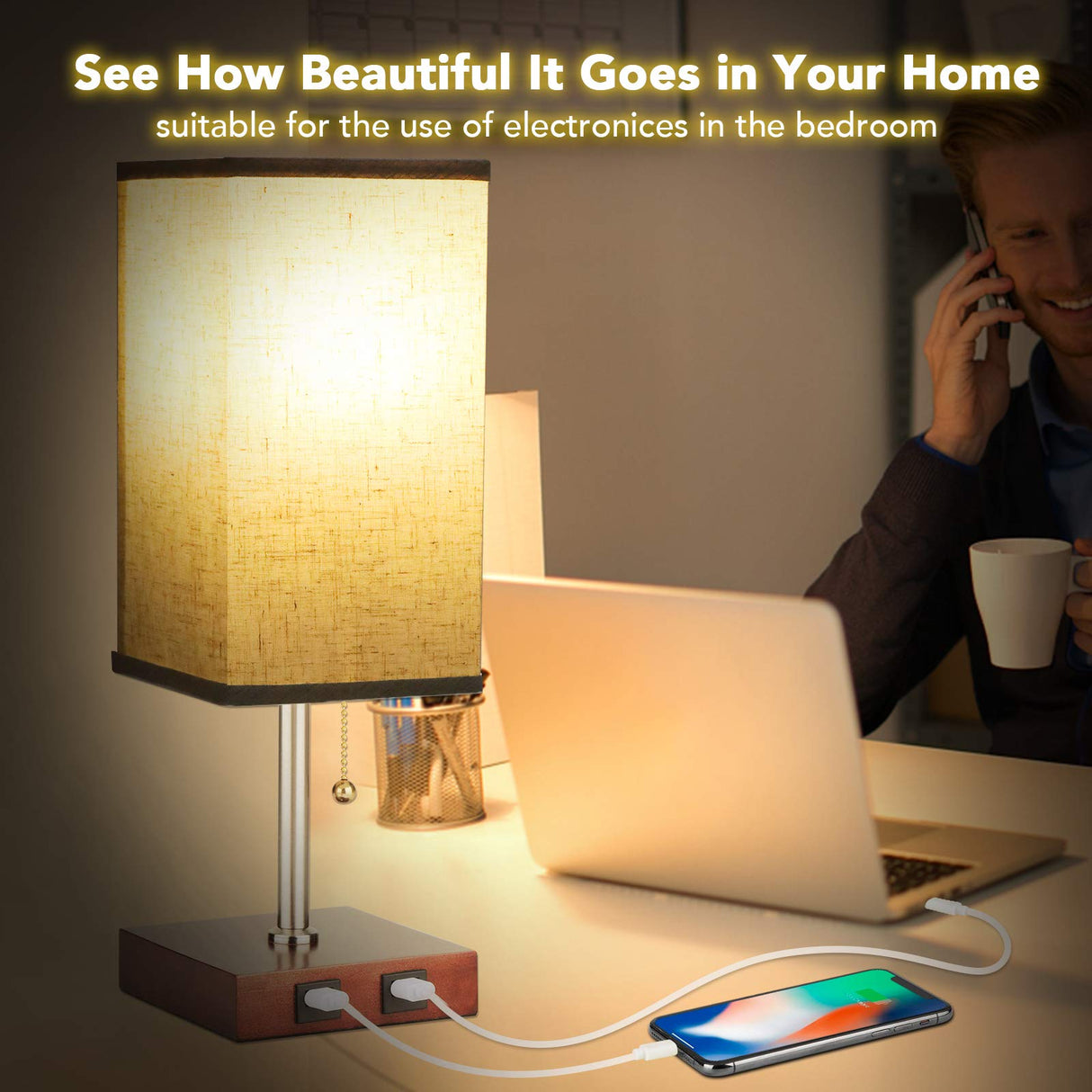 Tobeape Bedside Lamp