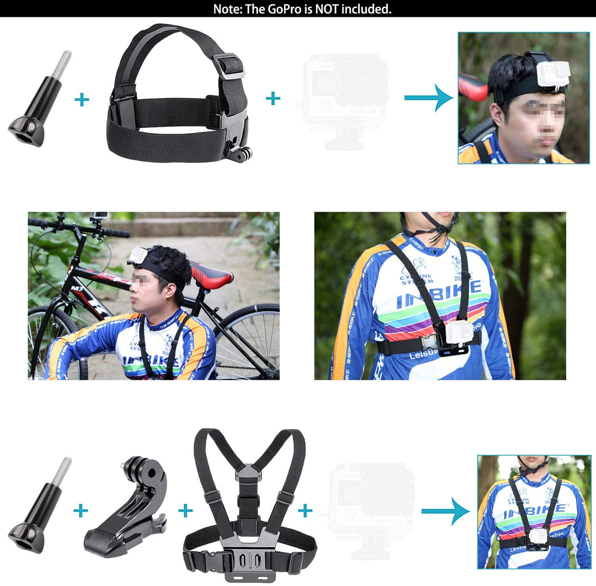 50-in-1 Action-Camera Mounting Accessory Kit