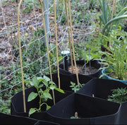 128-Gallon 8-Section Fabric Raised Garden Bed