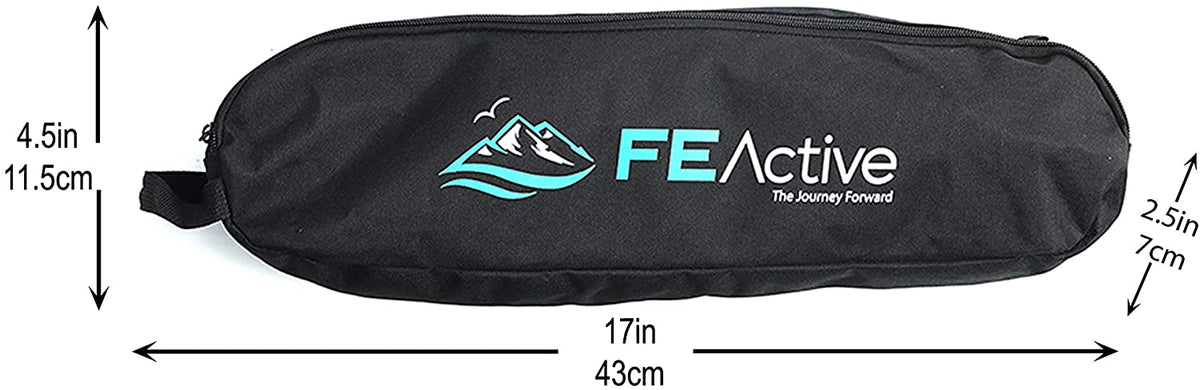 FE Active Folding Camping Chair - Compact, Lightweight & Portable Outdoor Chair. Great Camping Chairs for Adults & Kids. Ideal Travel, Backpacking, Fishing & Beach Gear