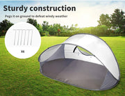 4-Person Pop-Up Beach & Camping Shelter with Carry Bag