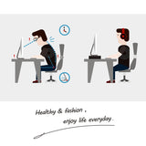 Monitor Stand Wood PC Laptop Computer Screen Riser Desk with Keyboard Storage Space 54 x 25cm