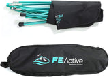FE Active Folding Camping Chair - Compact, Lightweight & Portable Outdoor Chair. Great Camping Chairs for Adults & Kids. Ideal Travel, Backpacking, Fishing & Beach Gear