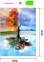 2 Pack DIY 5D Diamond Painting Kit
