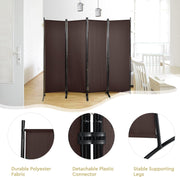 221 × 172 cm 4-Panel Fabric Room Divider – 3 Colours