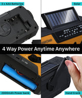 Emergency Solar Hand Crank Portable Radio