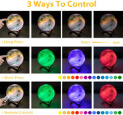OxyLED Moon Lamp