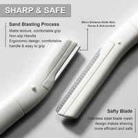 4-Piece Eyebrow Grooming Kit – Razors, Scissors & Tweezers
