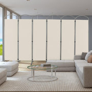 188cm Folding 6-Panel Room Divider – 4 Colours