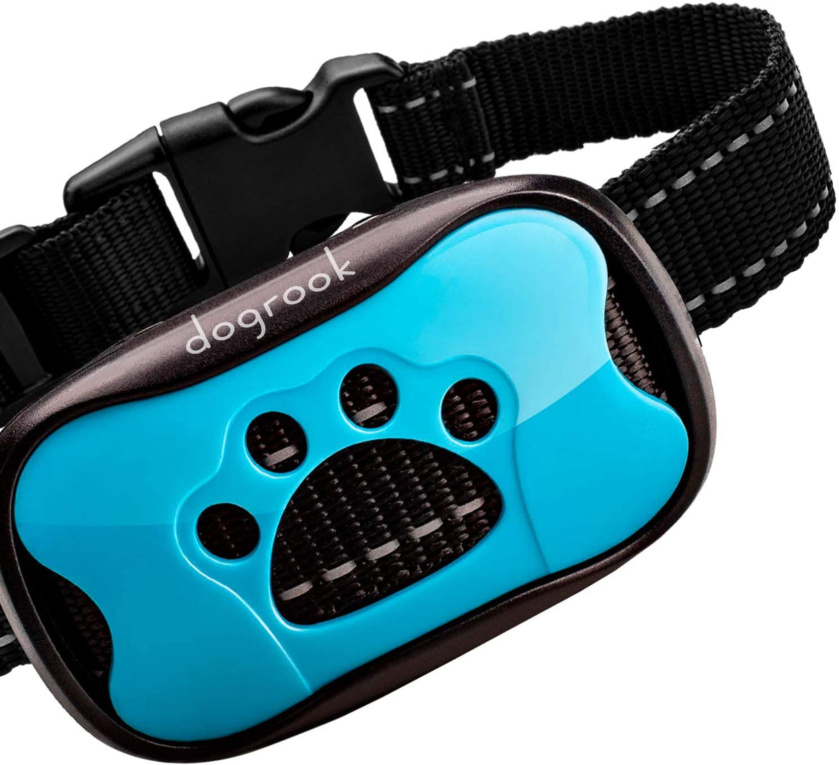 Dogrook Rechargeable Dog Bark Collar - Humane, No Shock Barking Collar w/2 Vibration & Beep Modes