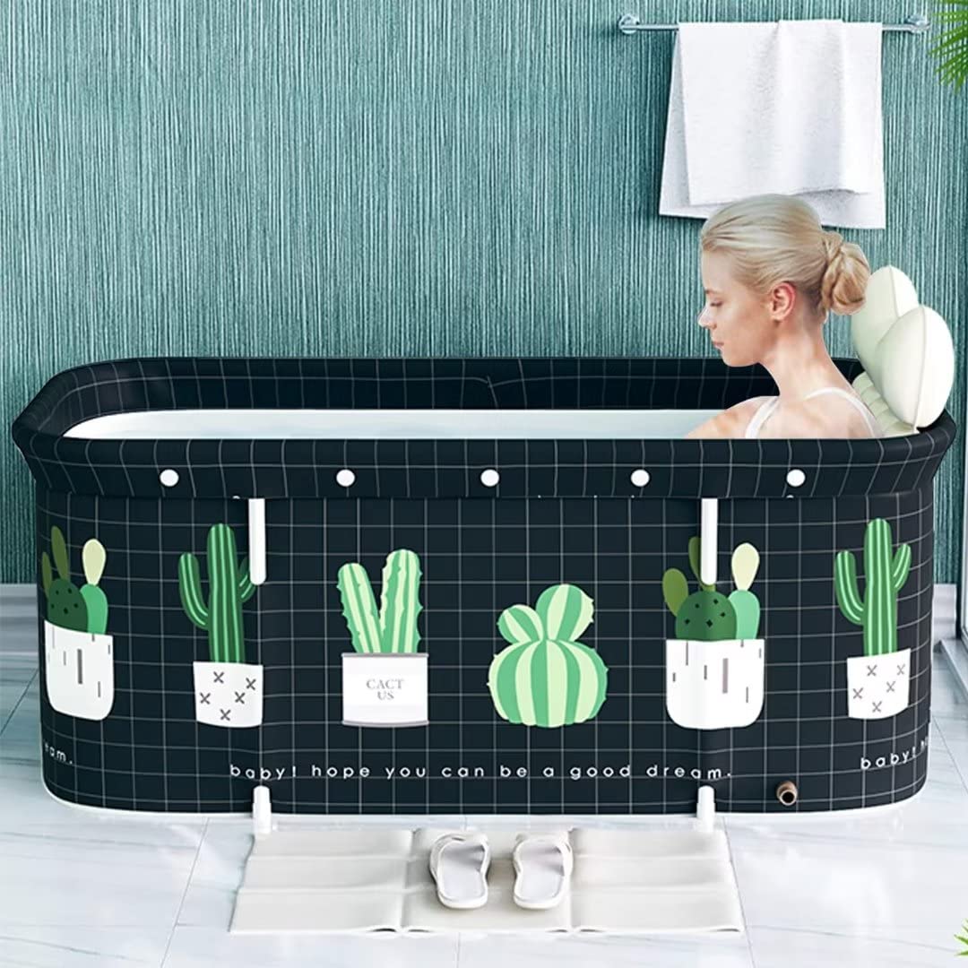 120 cm Foldable Adult Soaking Tub – Cactus