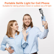 Rechargeable 60-LED Selfie & Video Light – Clip Mount