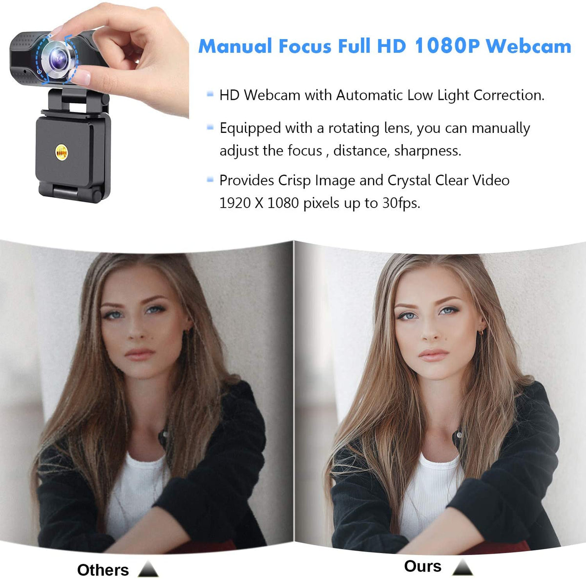 HD Webcam with Microphone1080P