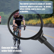Adjustable Convex Bicycle Handlebar Mirrors – 2 Pack