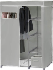 SIMPLE HOUSEWARE Covered Portable Wardrobe – 116.8cm