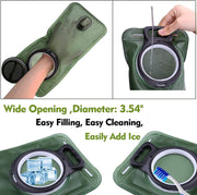 2L Hydration Bladder with Detachable Drinking Hose