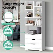 Artiss Bookcase Display Shelf Storage Cabinet