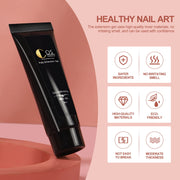 Poly Nail Gel with Lamp Kit,4 Colors Poly Extension Gel 36W LED U V Nail Dryer for Nail Builder Base Coat Top Coat Nail Slip Solution and Manicure Tools for Nail Design