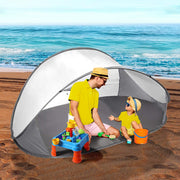 4-Person Pop-Up Beach & Camping Shelter with Carry Bag