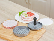 Non-Stick Aluminium Burger Press with 100 Wax Papers