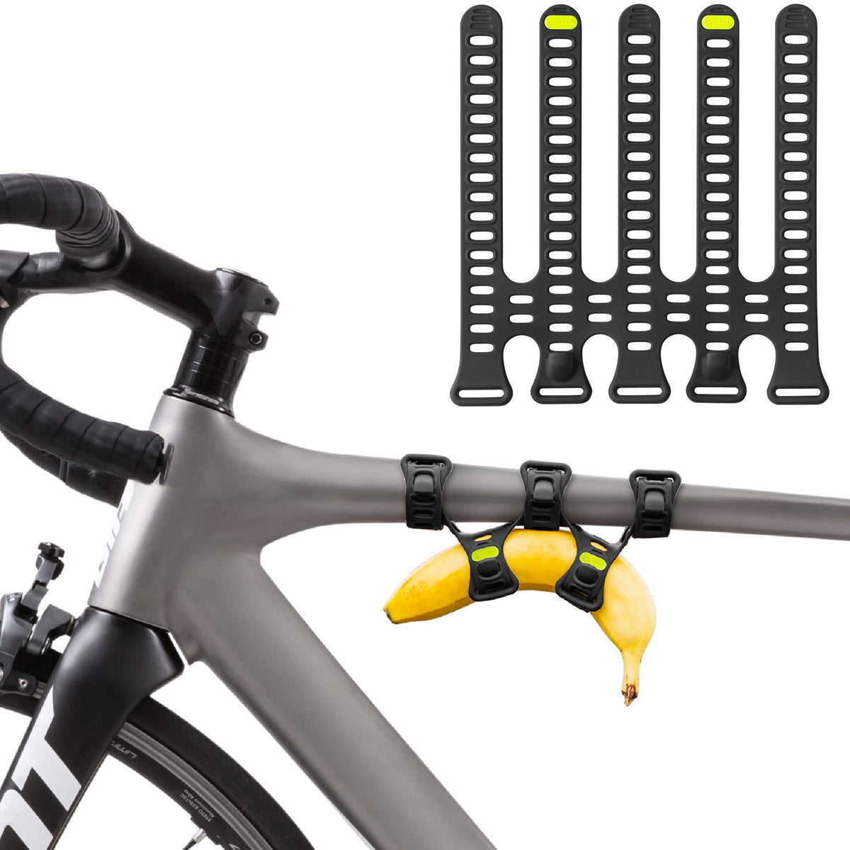 Universal Bike Frame & Handlebar Accessory Strap – 22–88 mm
