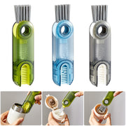 3-in-1 Bottle Lid, Rim & Crevice Cleaning Brush