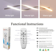 Modern Led Chandelier Lighting Creative Pendant Lamps for Ceiling of The Island Table Top Bar Office Bedroom Kitchen Living Room ( L80CM Pendant)