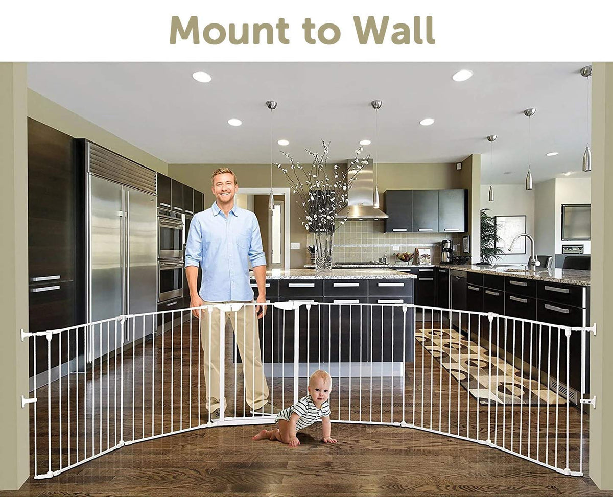 3-in-1 Super Wide Adjustable Baby Safety Gate
