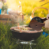 Fireplace Bellows 17"x7.5" Large Wood Air Blower Cast Nozzle for Outdoor Camping BBQ Grill Chimney Hand Bellow Pump Pit Barbeque Fire Tools Accessories with Hanging Strap